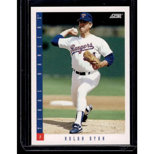 1993 Score #59 Nolan Ryan Texas Rangers NM-MT Baseball Card Image 1