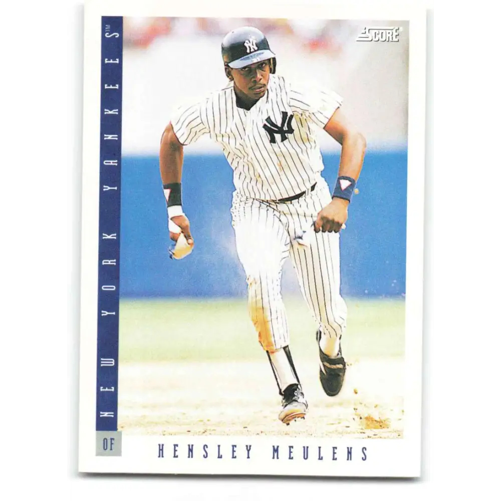 1993 Score #595 Hensley Meulens NM-MT New York Yankees Baseball Card Image 1