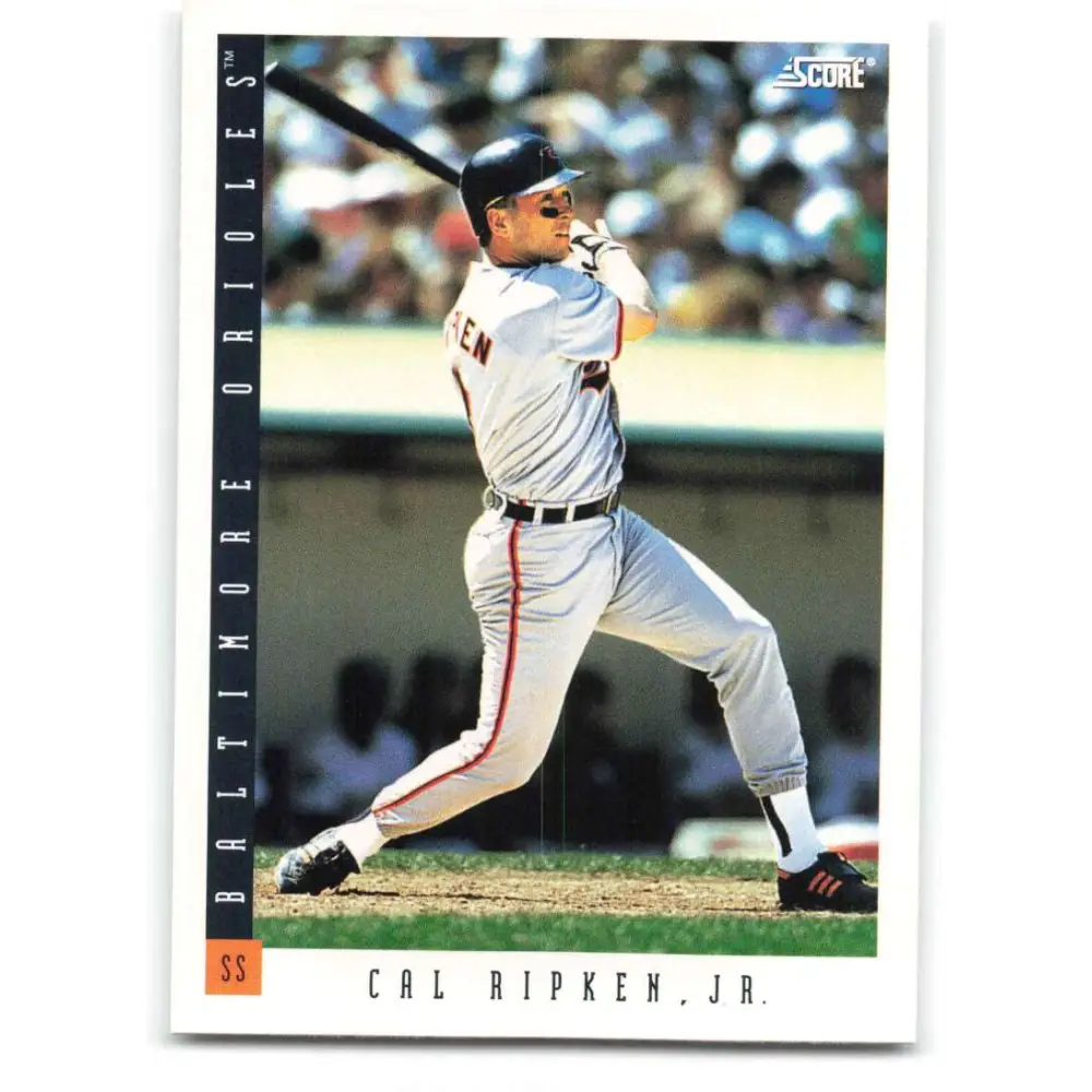 1993 Score #6 Cal Ripken Jr. NM-MT Baltimore Orioles Baseball Card Image 1