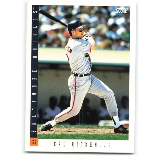 1993 Score #6 Cal Ripken Jr. NM-MT Baltimore Orioles Baseball Card Image 1