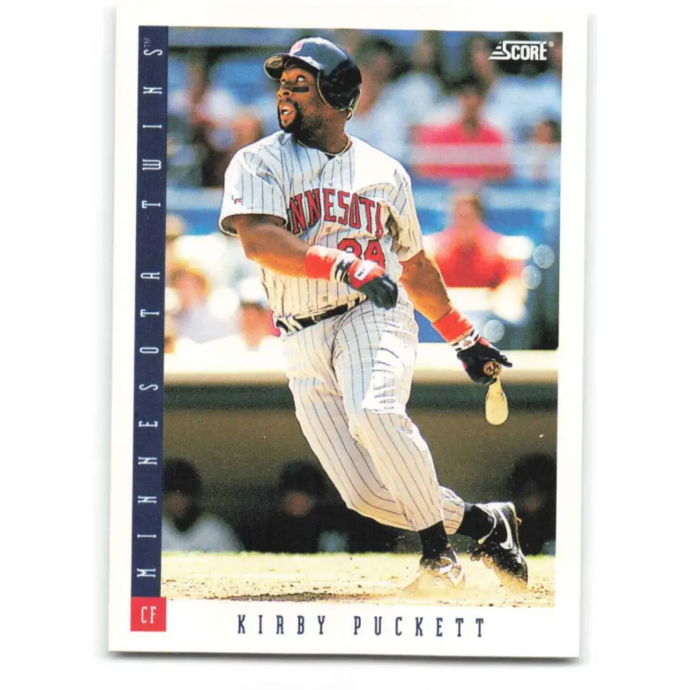 1993 Score #606 Kirby Puckett NM-MT Minnesota Twins Baseball Card Image 1