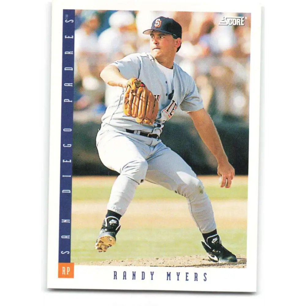 1993 Score #607 Randy Myers NM-MT San Diego Padres Baseball Card Image 1