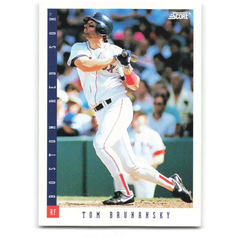 1993 Score #612 Tom Brunansky NM-MT Boston Red Sox Baseball Card Image 1