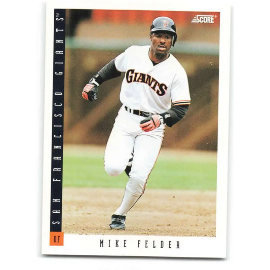 1993 Score #621 Mike Felder NM-MT San Francisco Giants Baseball Card Image 1