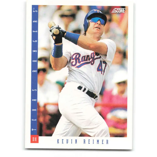 1993 Score #628 Kevin Reimer NM-MT Texas Rangers Baseball Card Image 1