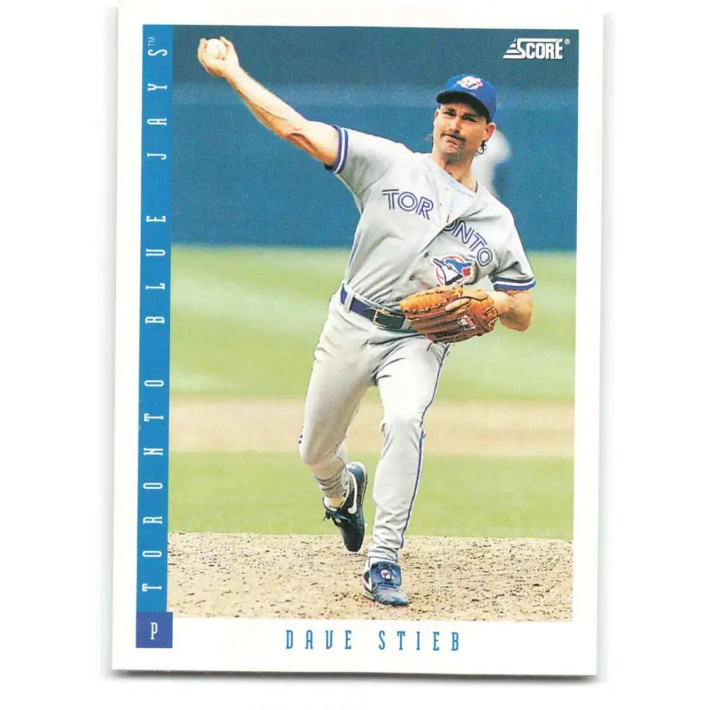 1993 Score #630 Dave Stieb NM-MT Toronto Blue Jays Baseball Card Image 1