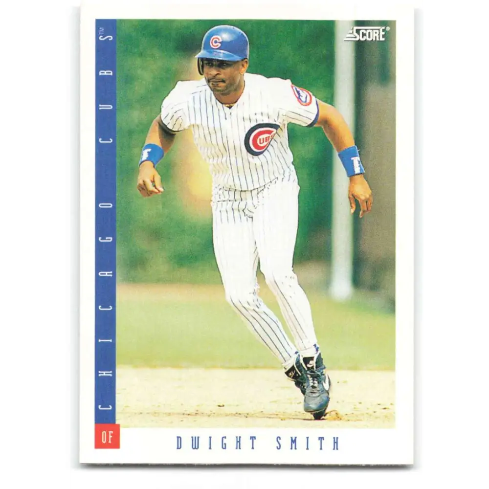 1993 Score #637 Dwight Smith NM-MT Chicago Cubs Baseball Card Image 1
