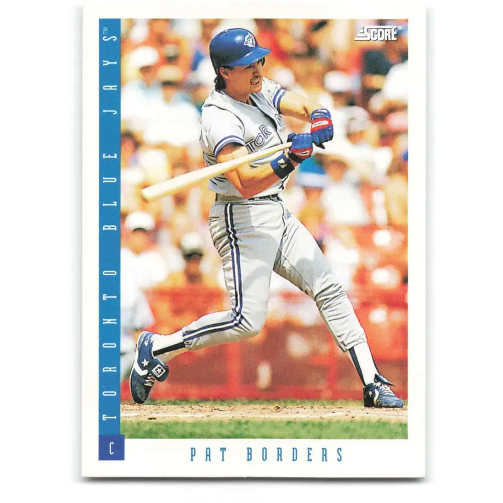 1993 Score #642 Pat Borders NM-MT Toronto Blue Jays Baseball Card Image 1