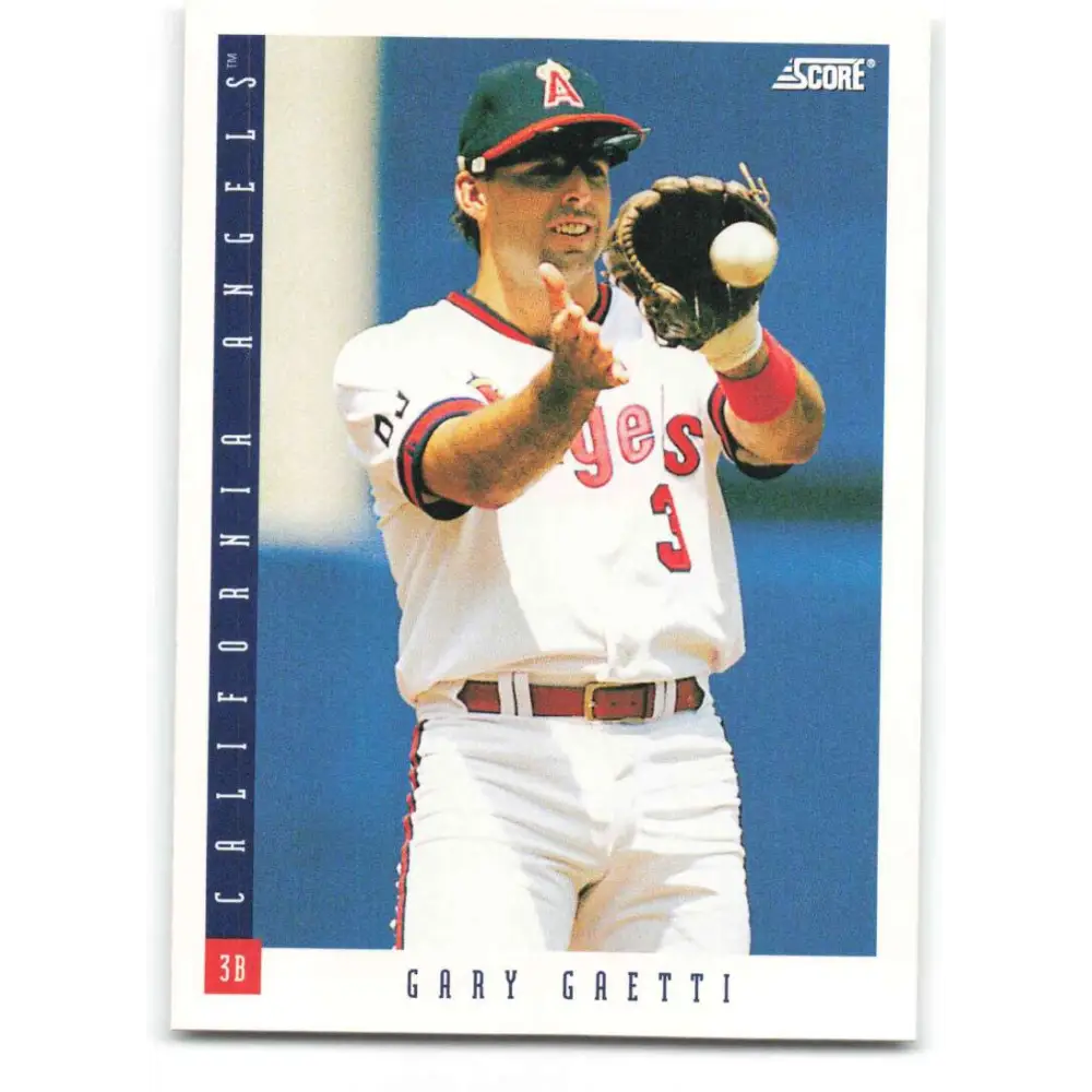 1993 Score #644 Gary Gaetti NM-MT California Angels Baseball Card Image 1