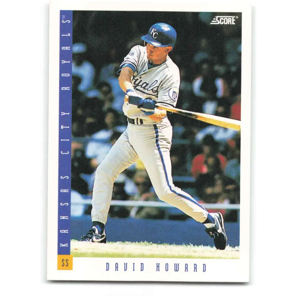 1993 Score #645 David Howard NM-MT Kansas City Royals Baseball Card Image 1