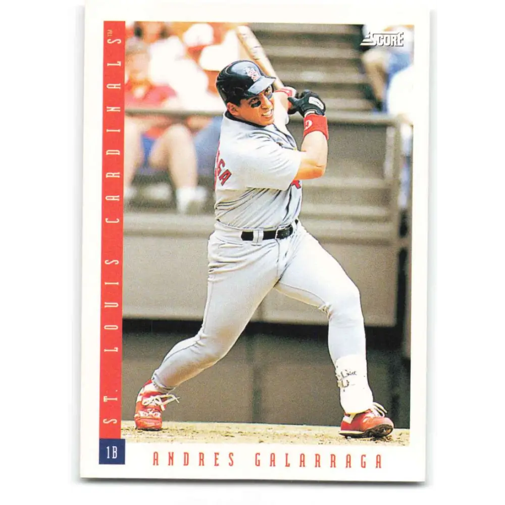1993 Score #649 Andres Galarraga NM-MT St. Louis Cardinals Baseball Card Image 1