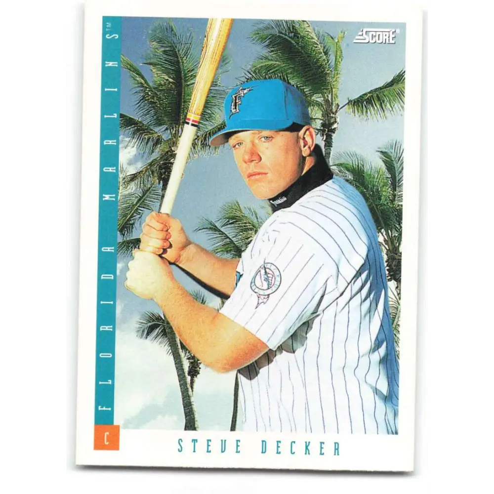 1993 Score #653 Steve Decker NM-MT Florida Marlins Baseball Card Image 1