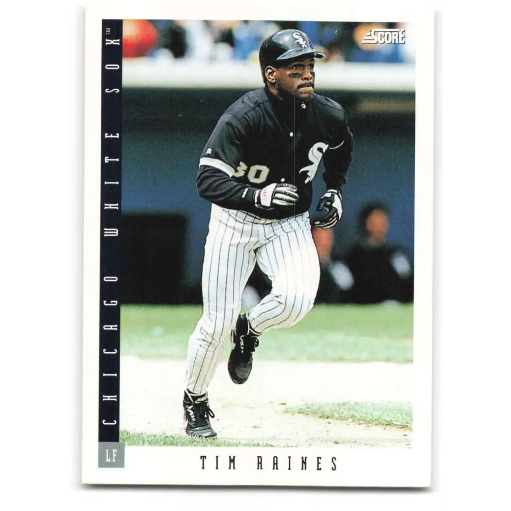 1993 Score #658 Tim Raines NM-MT Chicago White Sox Baseball Card Image 1