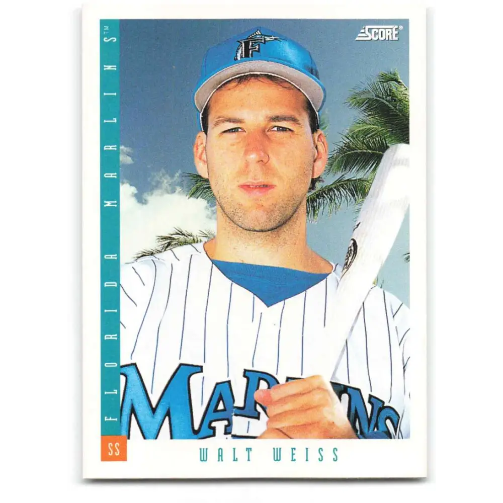 1993 Score #659 Walt Weiss NM-MT Florida Marlins Baseball Card Image 1