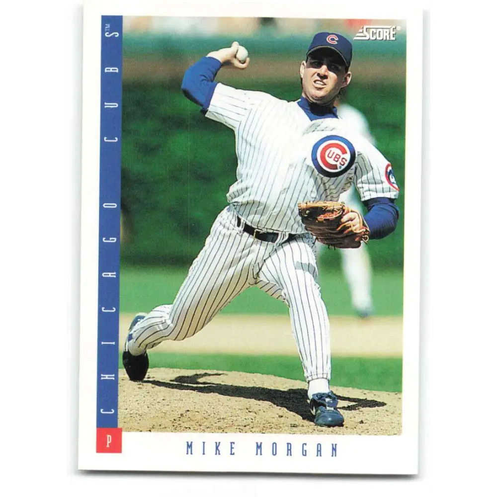 1993 Score #73 Mike Morgan NM-MT Chicago Cubs Baseball Card Image 1