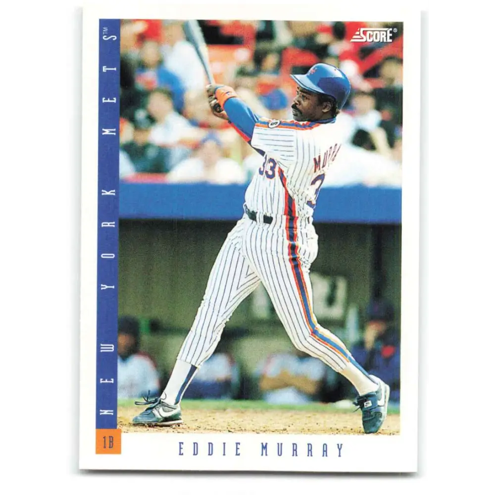 1993 Score #77 Eddie Murray NM-MT New York Mets Baseball Card Image 1