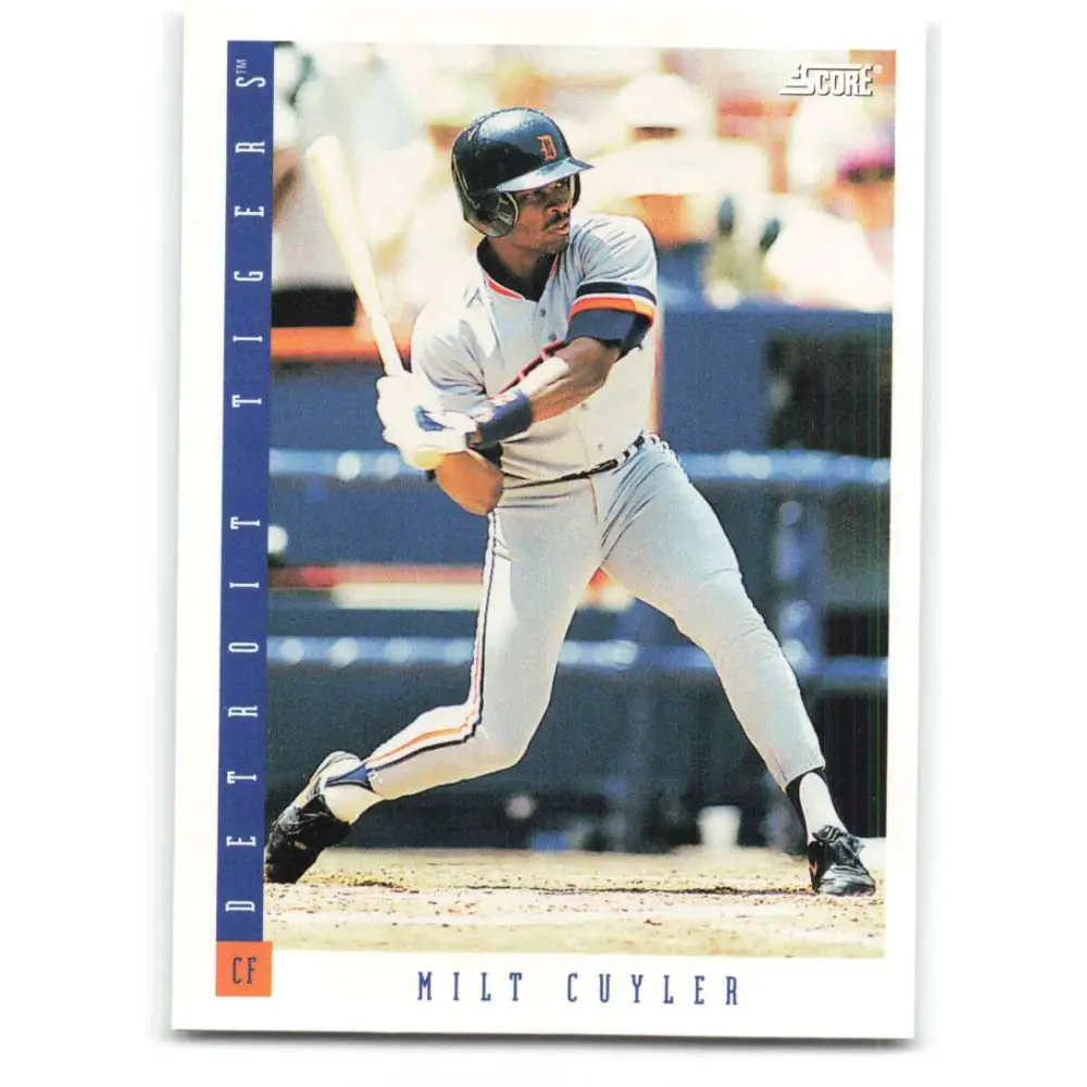 1993 Score #82 Milt Cuyler NM-MT Detroit Tigers Baseball Card Image 1