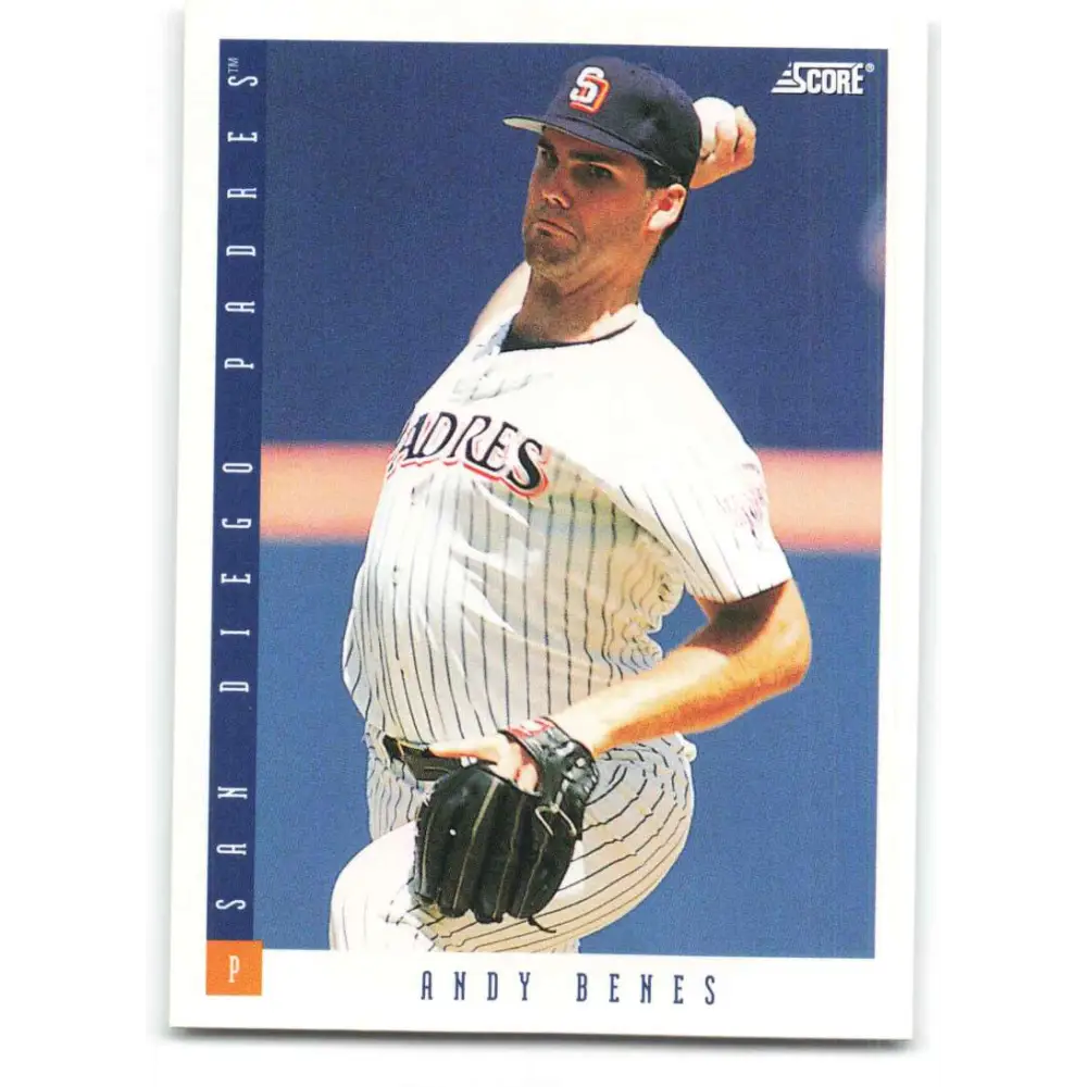 1993 Score #91 Andy Benes NM-MT San Diego Padres Baseball Card Image 1