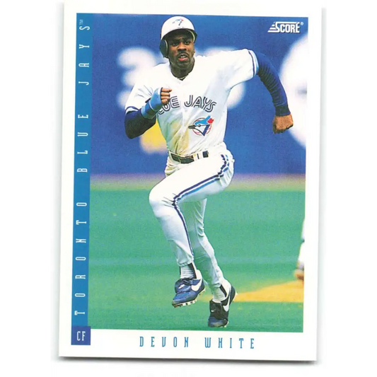 1993 Score #92 Devon White NM-MT Toronto Blue Jays Baseball Card Image 1