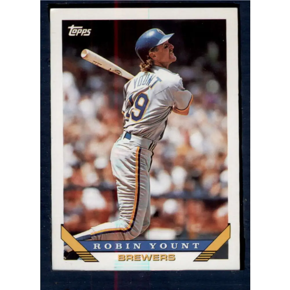 1993 Topps #1 Robin Yount NM-MT Milwaukee Brewers Baseball Card  Image 1