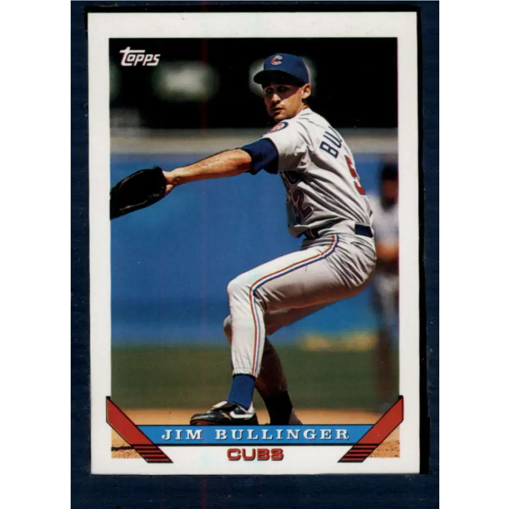 1993 Topps #101 Jim Bullinger NM-MT Chicago Cubs Baseball Card  Image 1