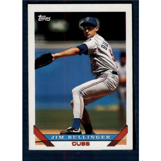 1993 Topps #101 Jim Bullinger NM-MT Chicago Cubs Baseball Card  Image 1
