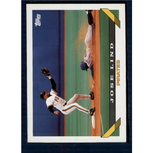 1993 Topps #108 Jose Lind NM-MT Pittsburgh Pirates Baseball Card  Image 1