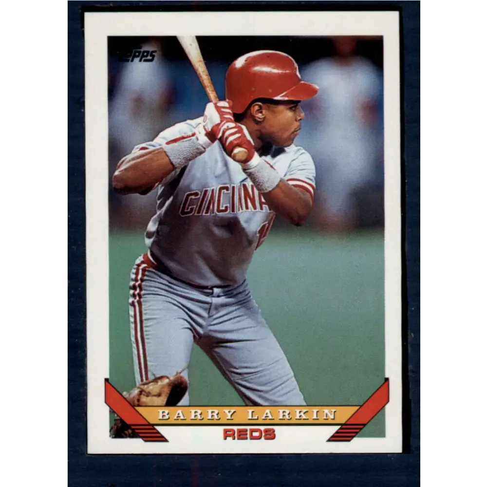 1993 Topps #110 Barry Larkin NM-MT Cincinnati Reds Baseball Card  Image 1