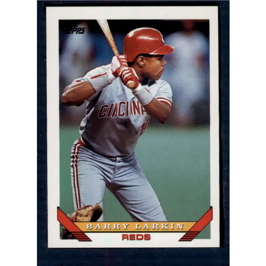 1993 Topps #110 Barry Larkin NM-MT Cincinnati Reds Baseball Card  Image 1
