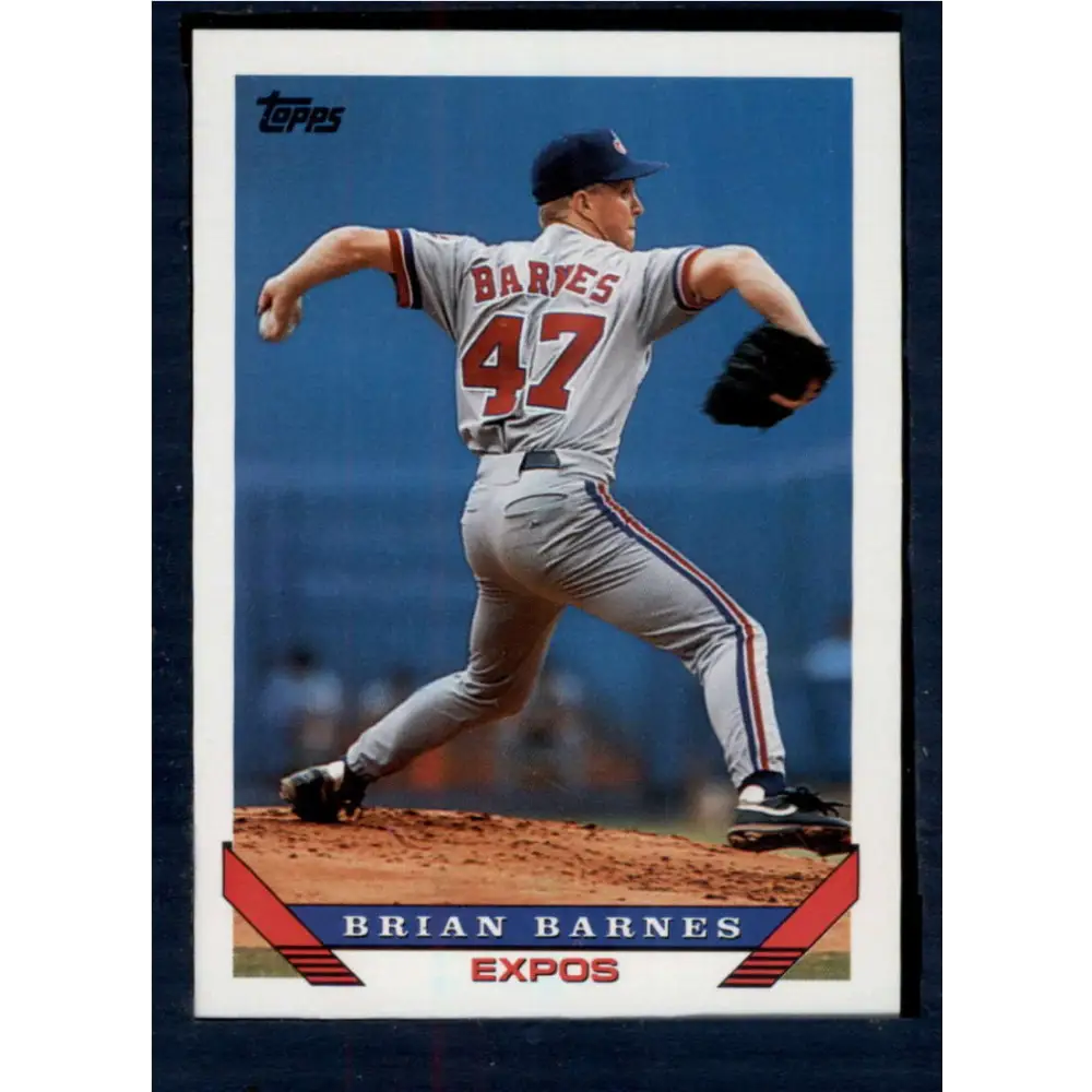 1993 Topps #112 Brian Barnes NM-MT Montreal Expos Baseball Card  Image 1