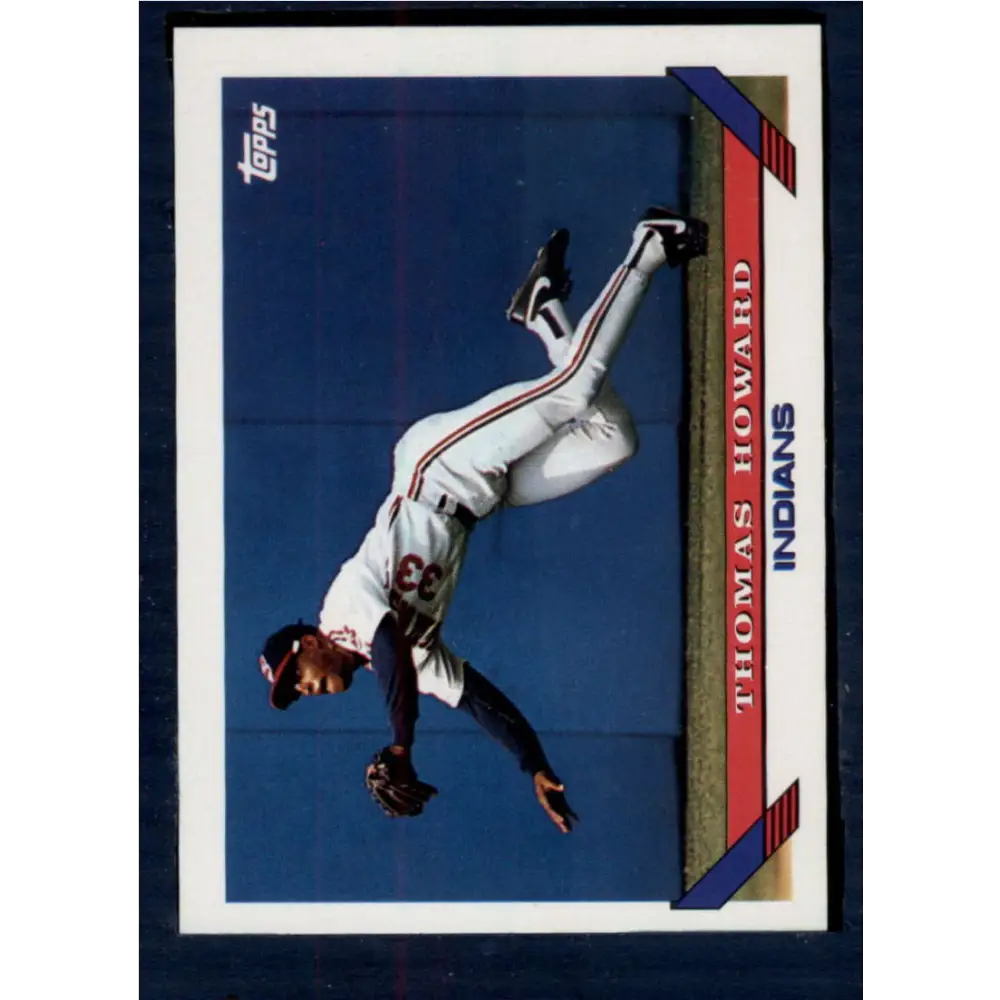1993 Topps #113 Thomas Howard NM-MT Cleveland Indians Baseball Card  Image 1