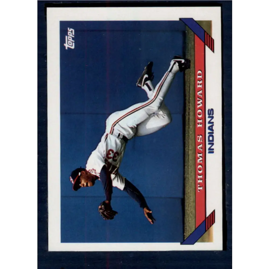 1993 Topps #113 Thomas Howard NM-MT Cleveland Indians Baseball Card  Image 1