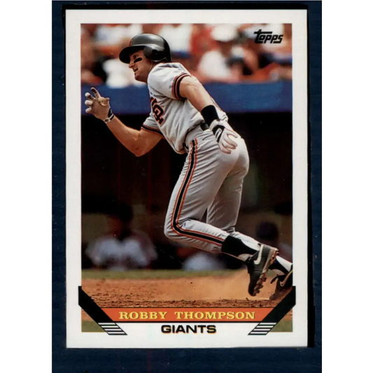 1993 Topps #115 Robby Thompson NM-MT San Francisco Giants Baseball Card  Image 1
