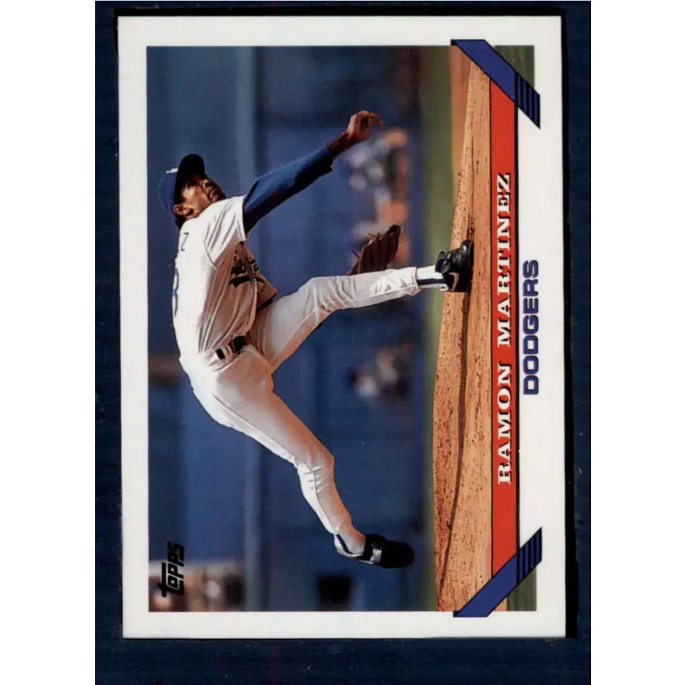 1993 Topps #120 Ramon Martinez NM-MT Los Angeles Dodgers Baseball Card  Image 1