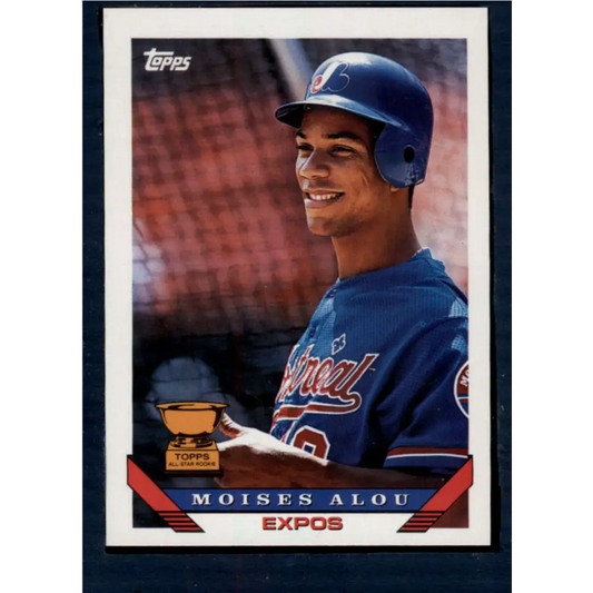 1993 Topps #123 Moises Alou NM-MT Montreal Expos Baseball Card  Image 1