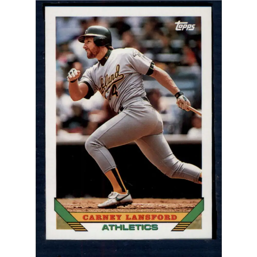 1993 Topps #127 Carney Lansford NM-MT Oakland Athletics Baseball Card  Image 1