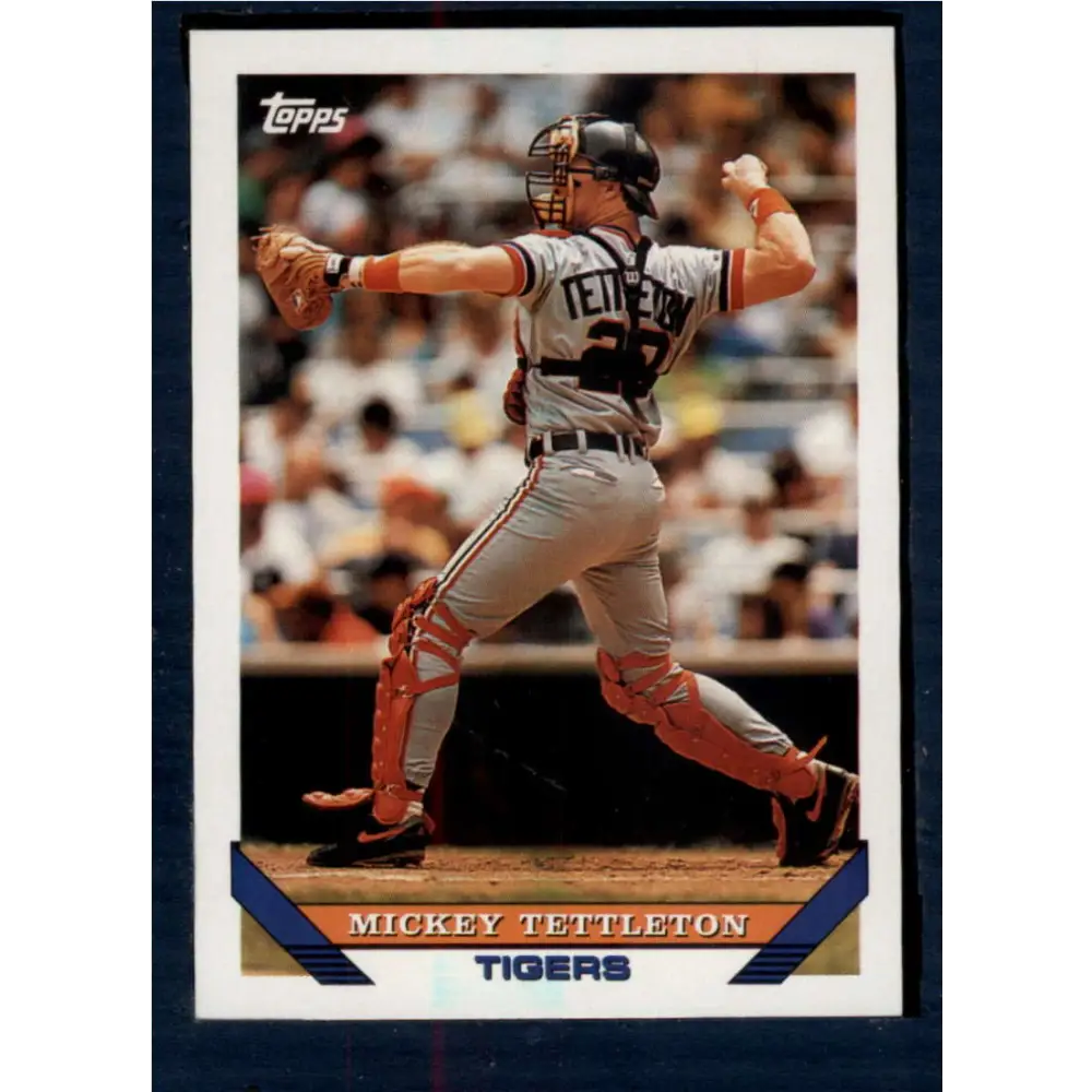 1993 Topps #135 Mickey Tettleton NM-MT Detroit Tigers Baseball Card  Image 1