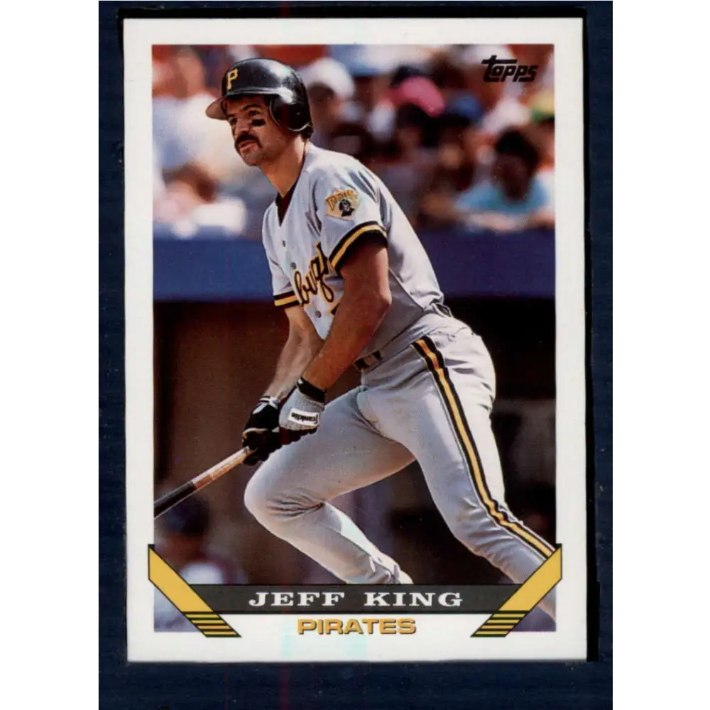 1993 Topps #136 Jeff King NM-MT Pittsburgh Pirates Baseball Card  Image 1