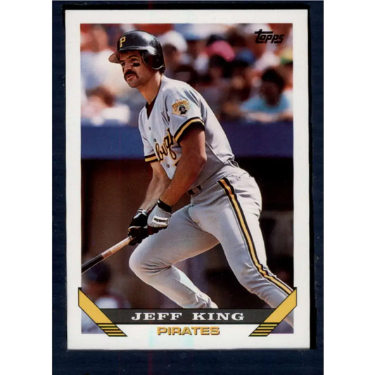 1993 Topps #136 Jeff King NM-MT Pittsburgh Pirates Baseball Card  Image 1