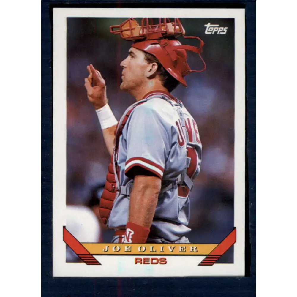 1993 Topps #138 Joe Oliver NM-MT Cincinnati Reds Baseball Card  Image 1