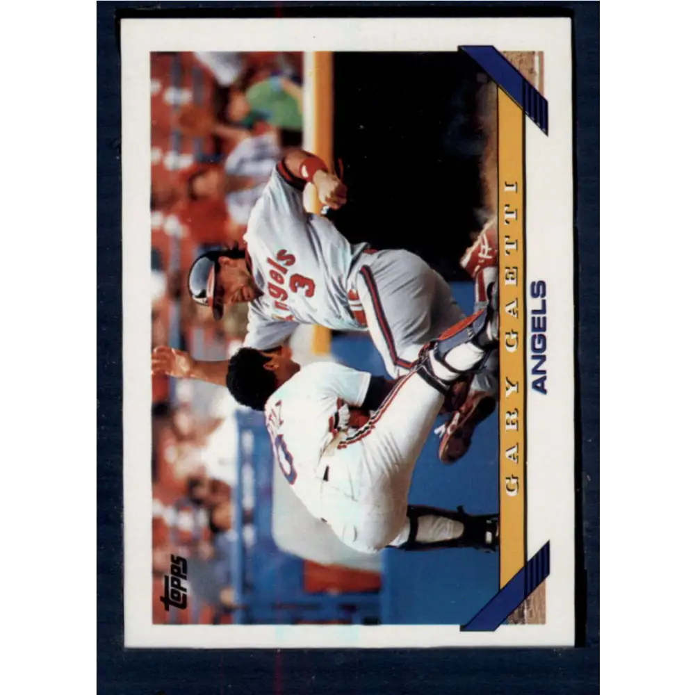 1993 Topps #139 Gary Gaetti NM-MT California Angels Baseball Card  Image 1