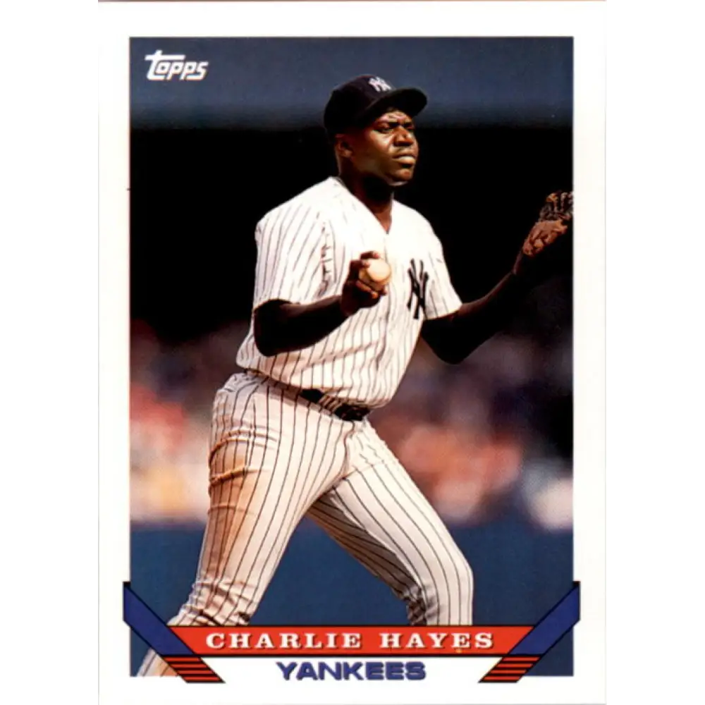 1993 Topps #142 Charlie Hayes NM-MT New York Yankees Baseball Card  Image 1