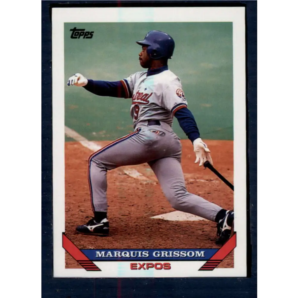 1993 Topps #15 Marquis Grissom NM-MT Montreal Expos Baseball Card  Image 1