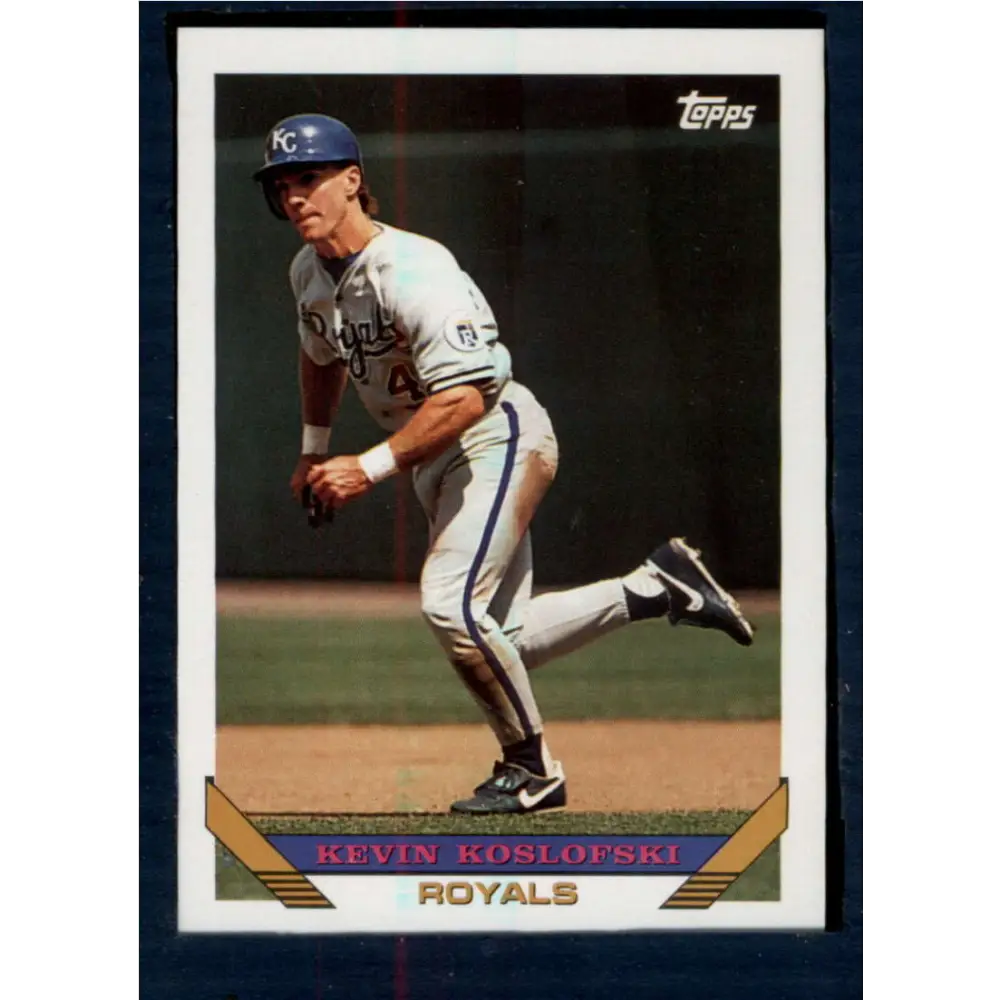 1993 Topps #158 Kevin Koslofski NM-MT Kansas City Royals Baseball Card  Image 1