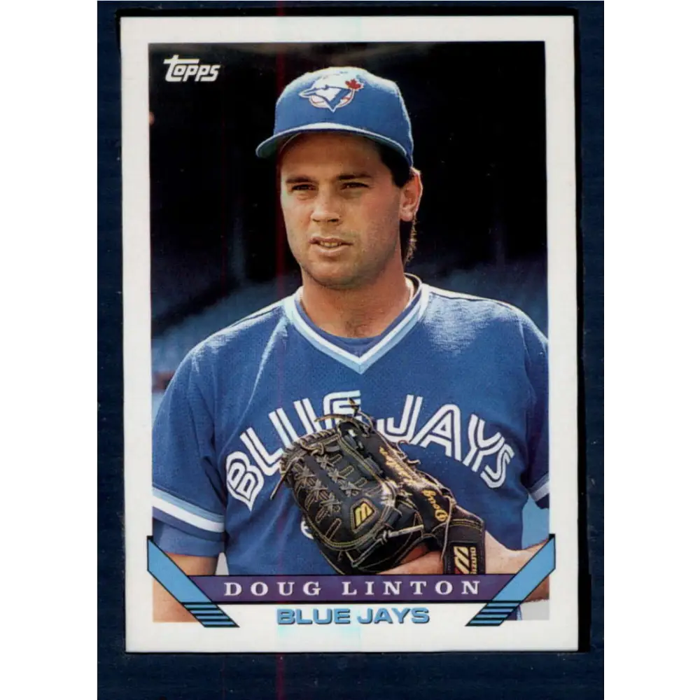 1993 Topps #159 Doug Linton NM-MT Toronto Blue Jays Baseball Card  Image 1