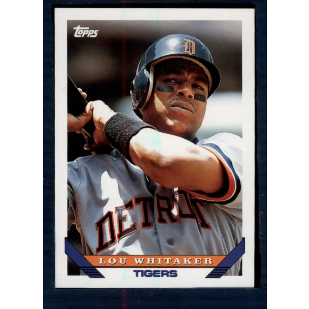 1993 Topps #160 Lou Whitaker NM-MT Detroit Tigers Baseball Card  Image 1