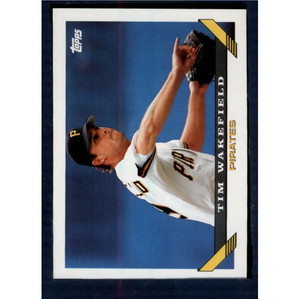 1993 Topps #163 Tim Wakefield NM-MT Pittsburgh Pirates Baseball Card  Image 1