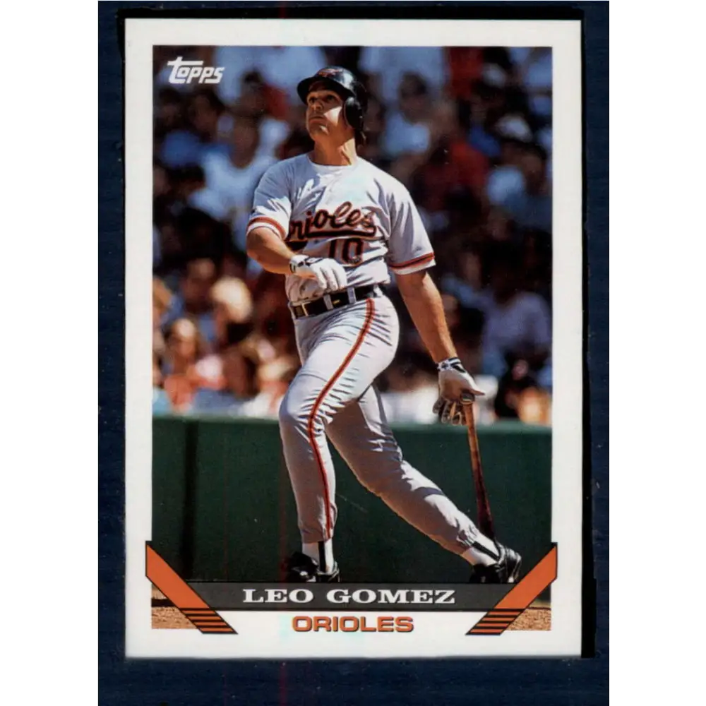 1993 Topps #164 Leo Gomez NM-MT Baltimore Orioles Baseball Card  Image 1