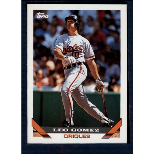 1993 Topps #164 Leo Gomez NM-MT Baltimore Orioles Baseball Card  Image 1