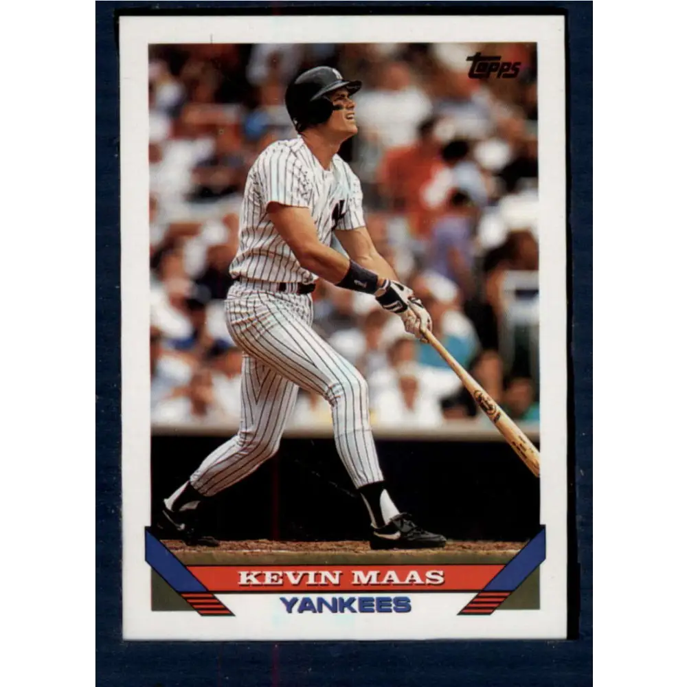 1993 Topps #168 Kevin Maas NM-MT New York Yankees Baseball Card  Image 1